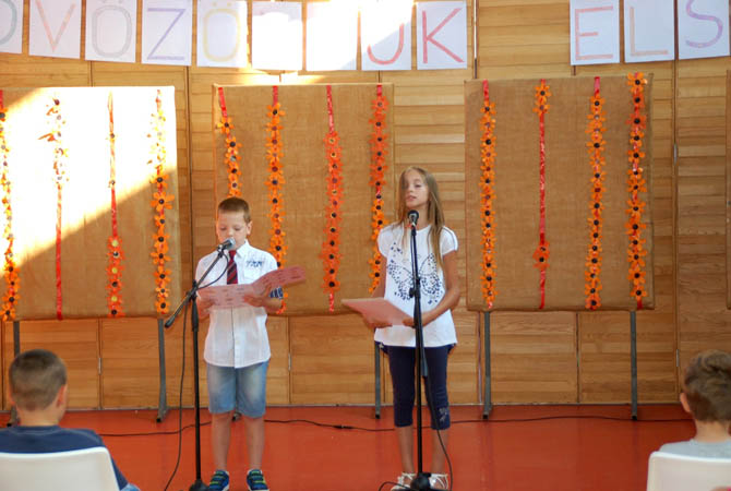 Elsősök fogadása 2015. szeptember 1. képek